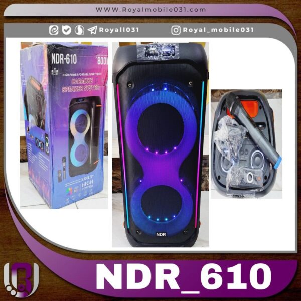 اسپیکر بزرگ چمدانی NDR -610