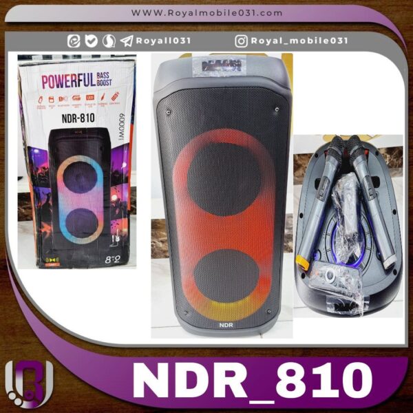 اسپیکر بزرگ چمدانی NDR-810